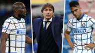 Romelu Lukaku Antonio Conte Lautaro Martinez Inter GFX