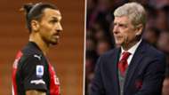 Zlatan Ibrahimovic Arsene Wenger