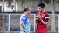Coach Park Hang-seo - Nguyen Tien Linh | Vietnamese National Football Team | Training Session | 12 October 2019
