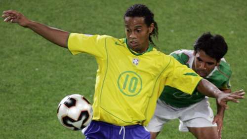 Ronaldinho Brazil Pavel Pardo Mexico