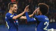 Willian Cesar Azpilicueta Chelsea Crystal Palace Premier League