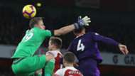 Bernd Leno Virgil van Dijk Arsenal Liverpool 2018-19