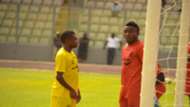 Kotoko goalkeeper felix annan and emmanuel gyamfi