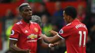 Paul Pogba Anthony Martial Manchester United 2017-18