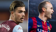 Jack Grealish Andres Iniesta GFX