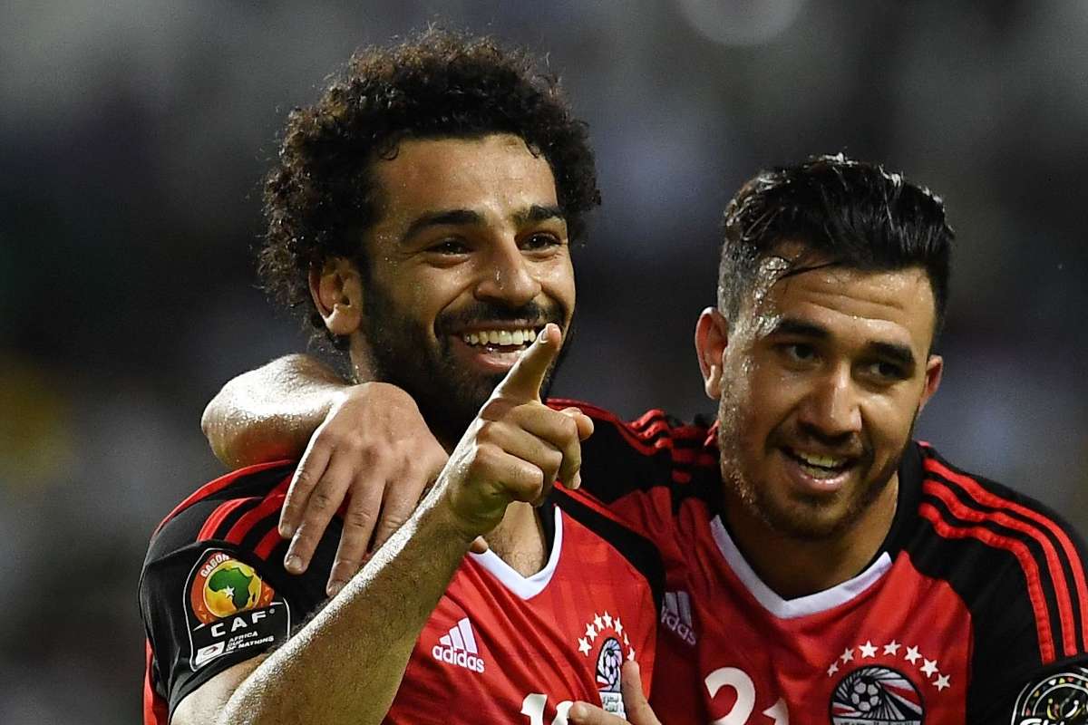 2022 World Cup Qualifiers Liverpool S Salah Arsenal S Elneny Top Egypt Squad For Angola And Gabon Games Goal Com Adidas Egypt World Cup Jersey 2022 Salah