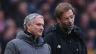 Jose Mourinho Jurgen Klopp Manchester United Liverpool