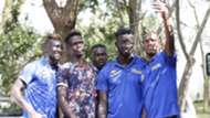 Francis Kahata Philemon Otieno of Gor Mahia John Avire of Sofapaka and Farouk Shikalo of Bandari and Harambee Stars.