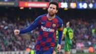 Lionel Messi Barcelona Eibar Goal Celebration 02222020