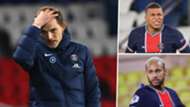Thomas Tuchel Neymar Kylian Mbappe PSG GFX