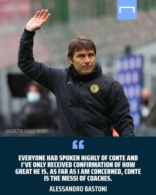 Antonio Conte Alessandro Bastoni Inter GFX