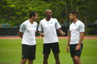 Sandro(middle) is selected into Hong Kong team squad.