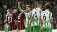 Patrick Cutrone Joaquin Betis Siviglia Milan Europa League
