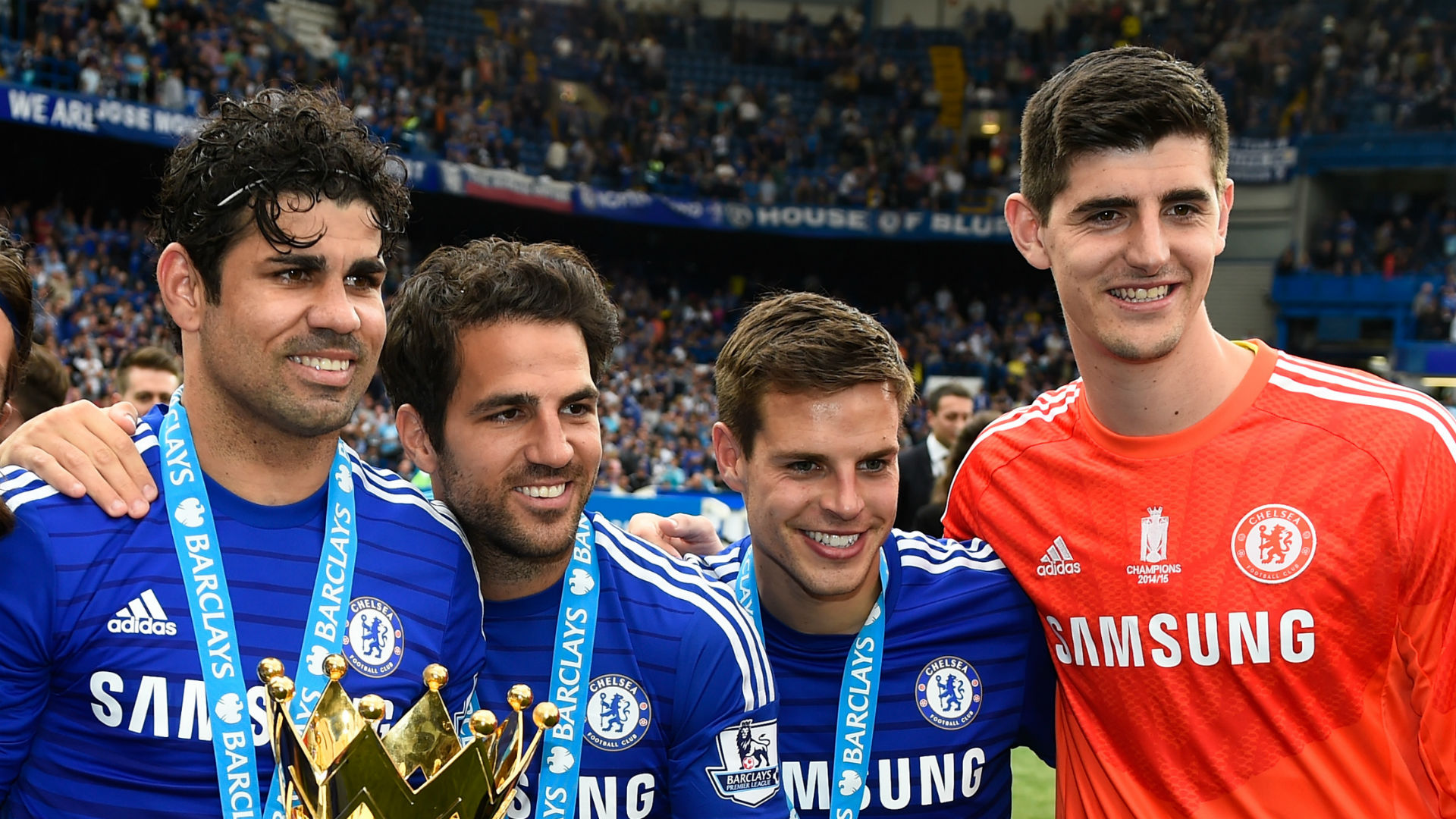 Chelsea team-mates Courtois and Fabregas troll each other in ...