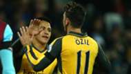 Alexis Sanchez Mesut Ozil Arsenal Premier League