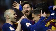 Coutinho Messi Iniesta Sevilla Barcelona 21042018 Copa del Rey final
