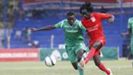 TOBIAAS OTIENO of Gor Mahia v William WADRI of Bandari FC.