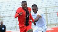 Malawi captain John Banda in action.