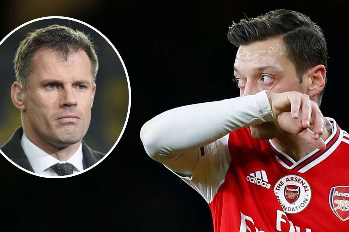 Jamie Carragher Mesut Ozil