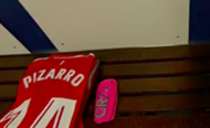 Guido Pizarro espinilleras Cristiano Ronaldo
