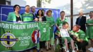 Northern Ireland Republic of Ireland fans award ceremony 07072016