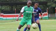 NICHOLAS KIPKIRUI of Gor Mahia vs DINKENS MWEMA of Posta Rangers.