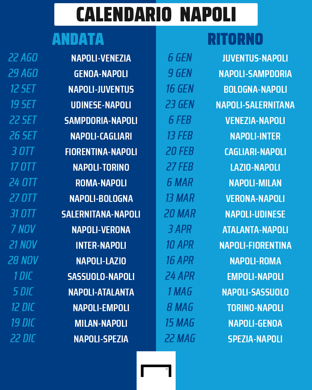 Serie A, il calendario del Napoli: date e partite  Goal.com