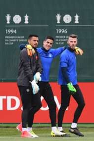 Joel Pereira David de Gea Sergio Romero Manchester United