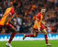 Martin Linnes Goal Celebration Galatasaray Fenerbahce Turkish Super League 11/02/18