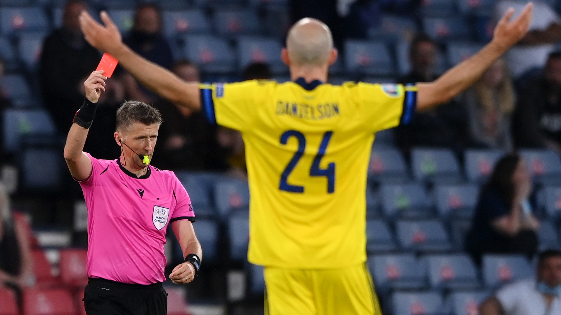 Danielson red card 'probably right' admits Sweden boss Andersson after Euro 2020 defeat - Vimarsana News