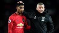 Marcus Rashford Ole Gunnar Solskjaer Man Utd vs Aston Villa 2019-20