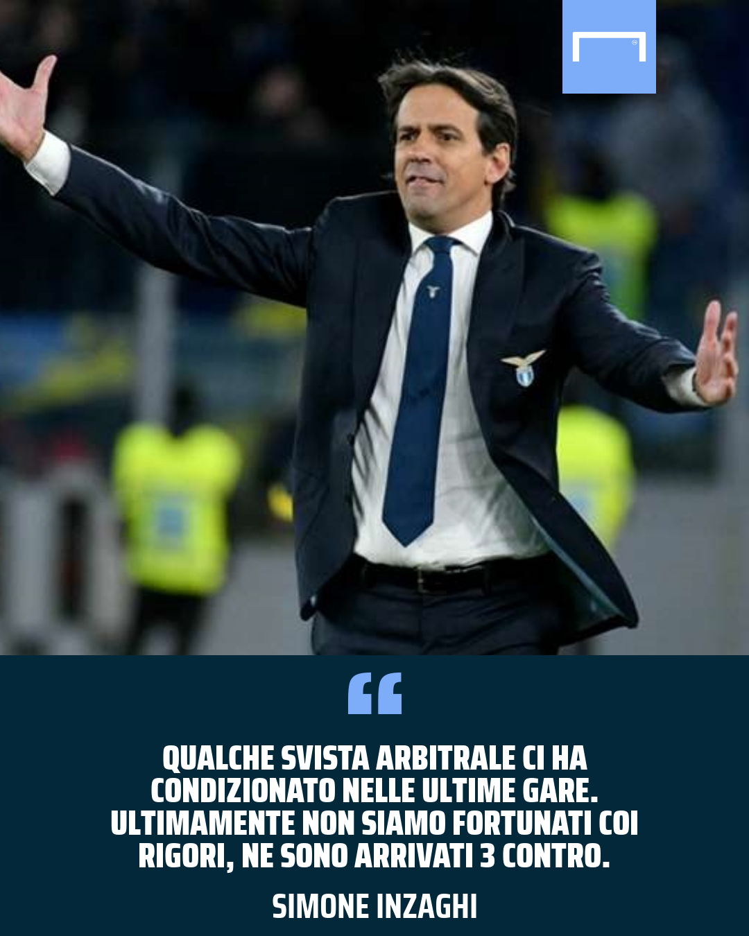 Lazio, Inzaghi non ci sta: “Ultimi risultati condizionati da sviste arbitrali”
