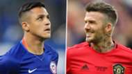 Alexis Sanchez David Beckham