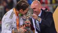 Sergio Ramos Luis Rubiales Real Madrid Supercopa