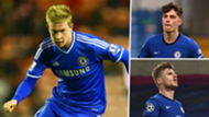 Kevin De Bruyne, Kai Havertz, Timo Werner Chelsea
