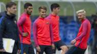 Luis Suarez Denis Suarez Lionel Messi Barcelona 2016