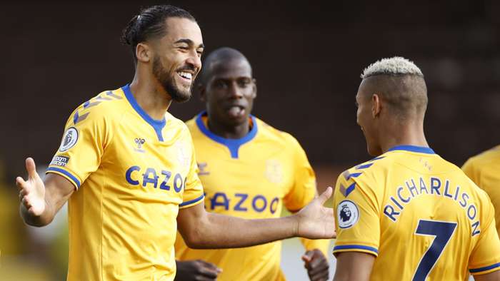 Dominic Calvert-Lewin Richarlison Everton 2020-21