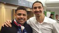 Ronaldo Nazario Ibrahimovic PSG 24 04 2017