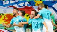 Slovenia celebrate v Scotland 08102017