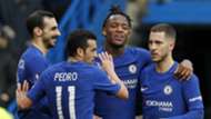 Davide Zappacosta Pedro Michy Batshuayi Eden Hazard Chelsea 280118