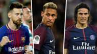 Lionel Messi Neymar Edinson Cavani GFX