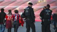 Police Bayern Munich fans