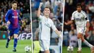 Lionel Messi, Cristano Ronaldo, Raul Gonzalez