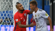 Chile Germany 020717 Arturo Vidal Joshua Kimmich