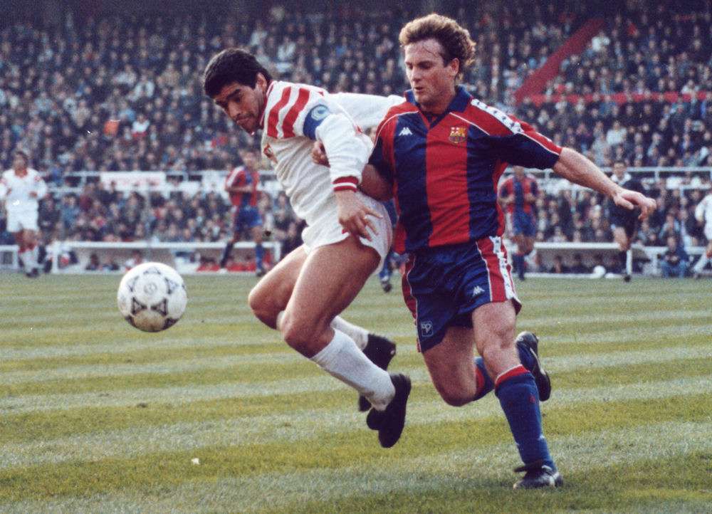 Maradona En El Sevilla Fc Cuando Jugo Cuantas Temporadas Cuantos Partidos Cuantos Goles Marco Y Como Fue Su Fichaje Y Cuanto Pagaron Goal Com