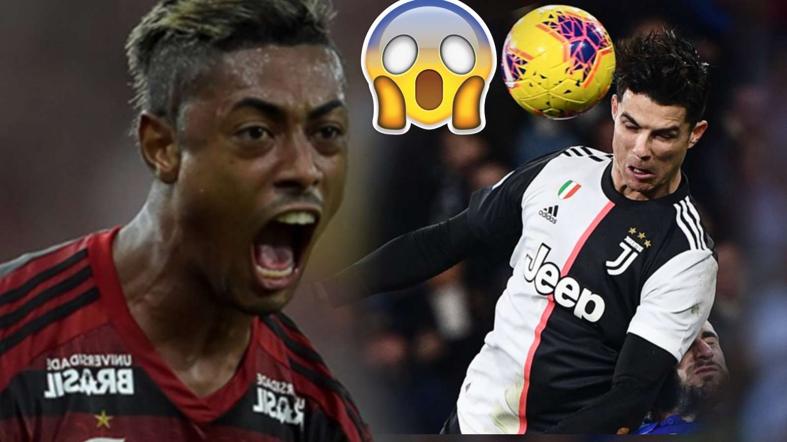 Torcida do Flamengo compara Bruno Henrique a Cristiano Ronaldo após gol