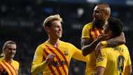 040120 Arturo Vidal Frenkie de Jong Antoine Griezmann Luis Suárez Espanyol Barcelona