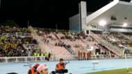 Empty away stands after JDT fans were denied entry 01042017