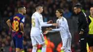 Luka Modric y Fede Valverde, Barcelona-Real Madrid
