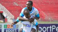 Okare Ezekiel and Odipo Mourice goal celebration